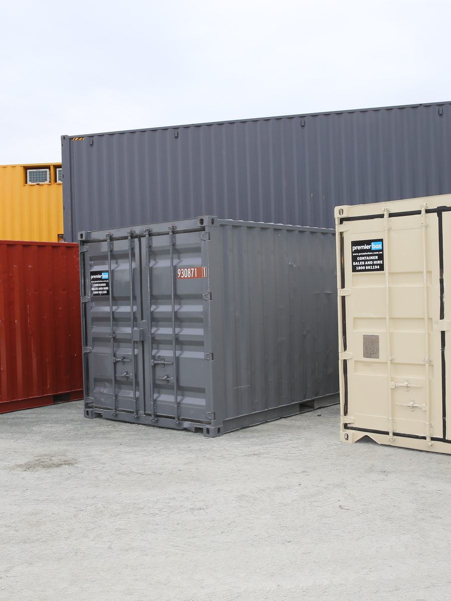 Used 20ft shipping container for sale at the Premier depot